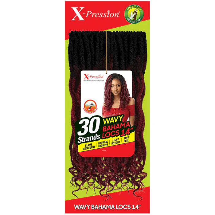 Outre X-Pression Crochet Loop Braid - WAVY BAHAMA LOCS 14" - Image 2