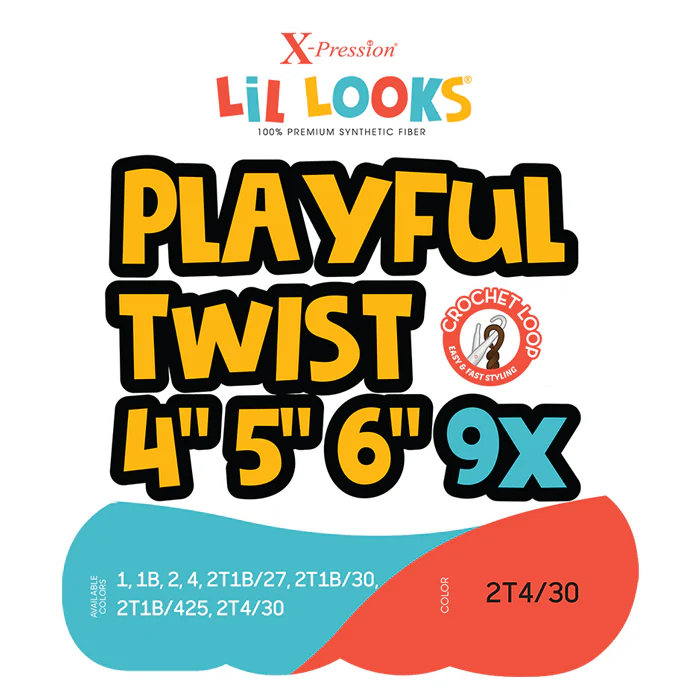 Outre X-Pression Lil Looks Loop Crochet Braids - PLAYFUL TWIST 4"5"6" 9X - Image 2
