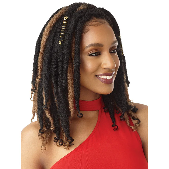 Outre X-Pression Pre-Looped Crochet Braid - STRAIGHT KINKY BAHAMA LOCS 12" - Image 2