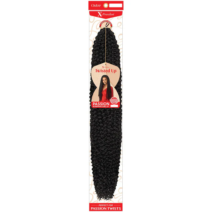 Outre X-Pression Twisted Up Crochet Braid - PASSION BOHEMIAN CURL 24" - Image 3