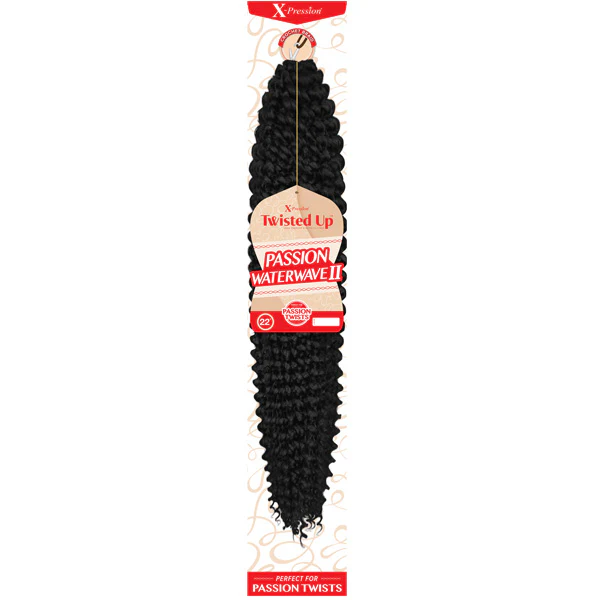 Outre X-Pression Twisted Up Crochet Braid - PASSION WATERWAVE II 22" - Image 2