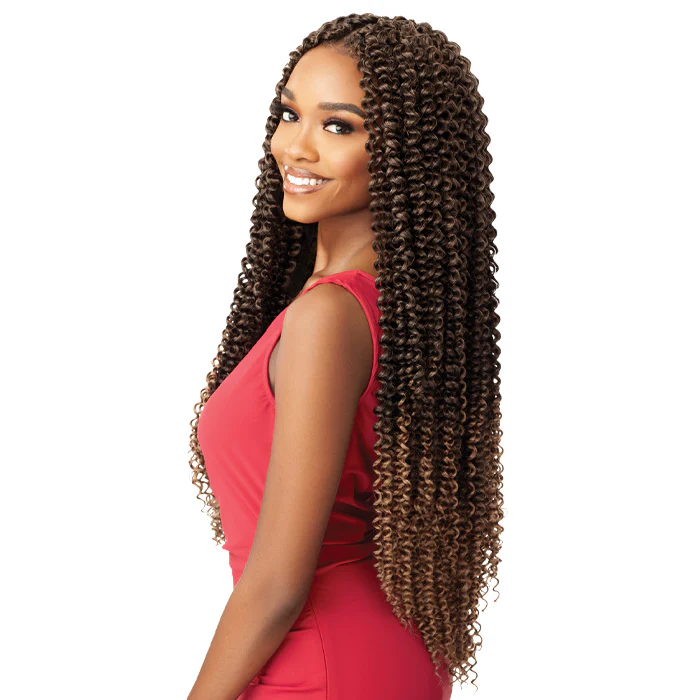 Outre X-Pression Twisted Up Crochet Braid - PASSION WATER WAVE II 26 SUPER LONG