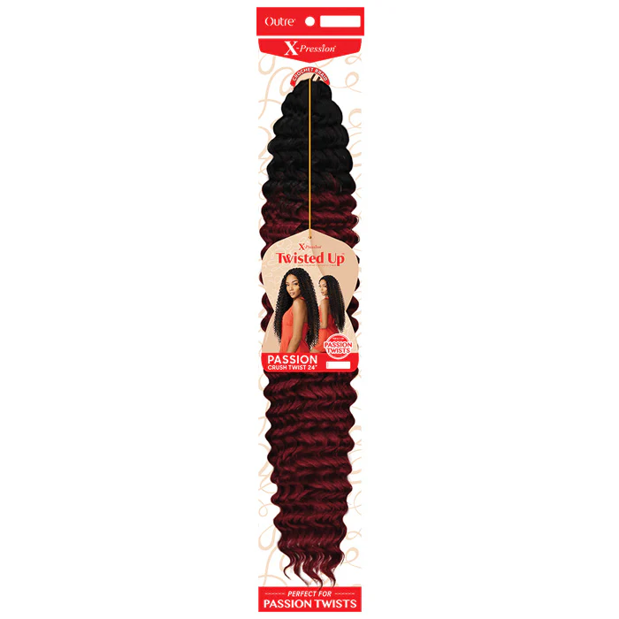 Outre X-Pression Twisted Up Crochet Braids - PASSION CRUSH TWIST 24" - Image 4