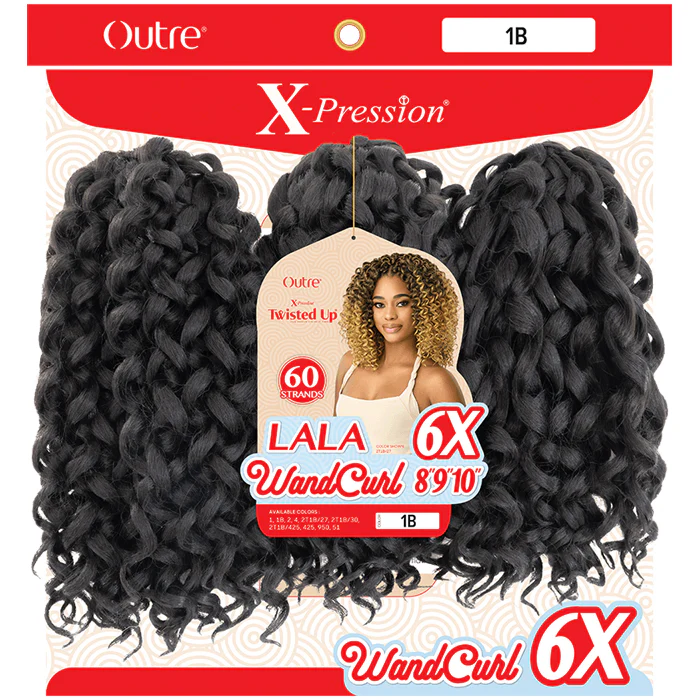 Outre X-Pression Twisted Up Crochet Loop Braid - LALA WAND CURL 8/9/10" 6X - Image 2