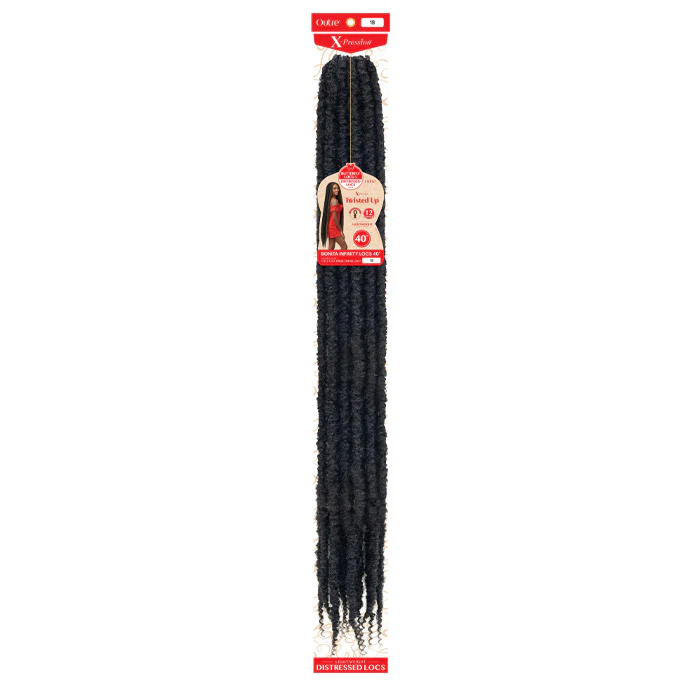 Outre X-Pression Twisted Up Crochet Loop Braids - BONITA INFINITY LOCS 40" - Image 2