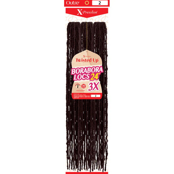 Outre X-Pression Twisted Up Crochet Loop Braids - BORABORA LOCS 24" 3X - Image 5