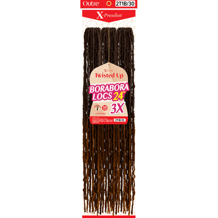 Outre X-Pression Twisted Up Crochet Loop Braids - BORABORA LOCS 24" 3X - Image 8