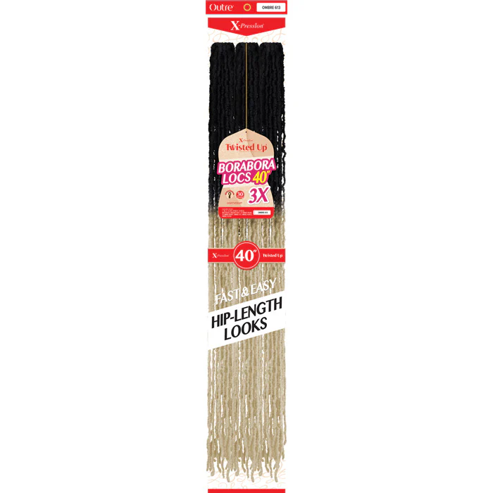 Outre X-Pression Twisted Up Crochet Loop Braids - BORABORA LOCS 40" 3X - Image 3