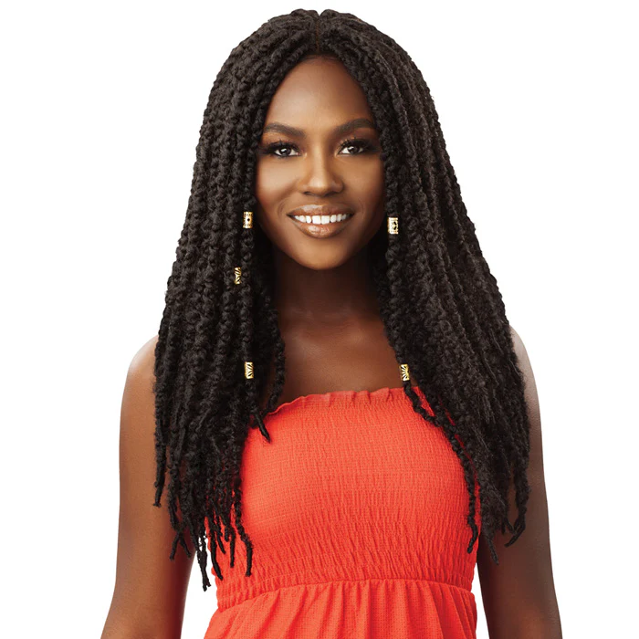 Outre X Pression Twisted Up Glueless 4X4 Lace Front Braid Wig - ISLAND SUMMER LOCS 24