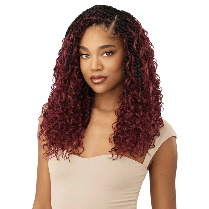 Outre X-Pression Twisted Up Pre-Loop Crochet Braid - BOHO ISLAND TWIST 12" 3X