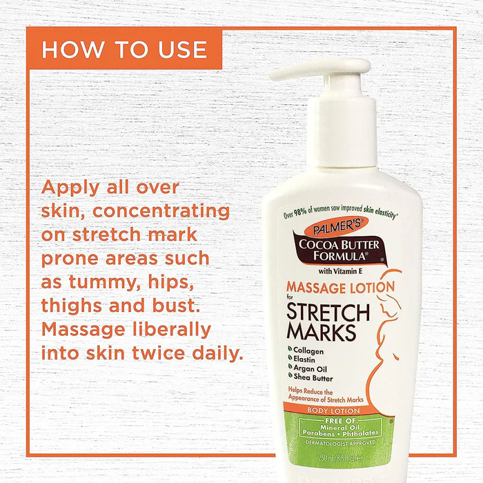 Palmer's Cocoa Butter MASSAGE LOTION For Stretch Marks 8.5 oz - Image 4