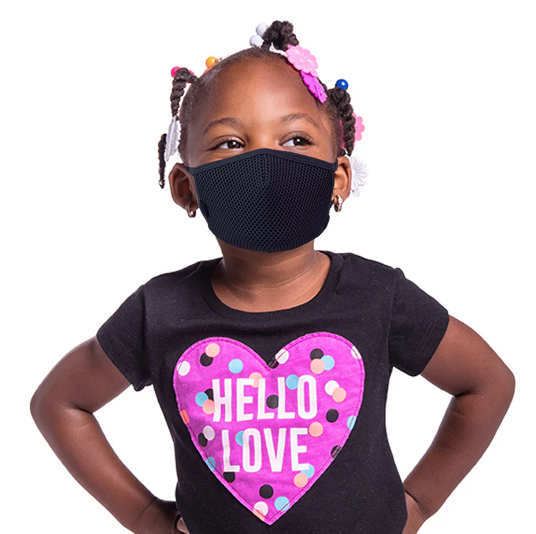 Protective 3D Reusable Mesh KIDS Mask ages 5-10 - Image 2