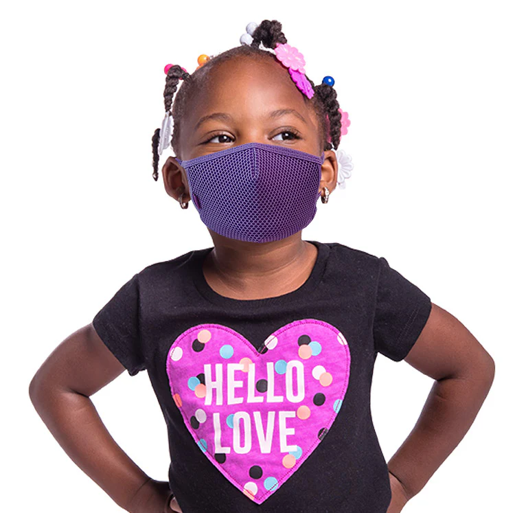 Protective 3D Reusable Mesh KIDS Mask ages 5-10 - Image 3