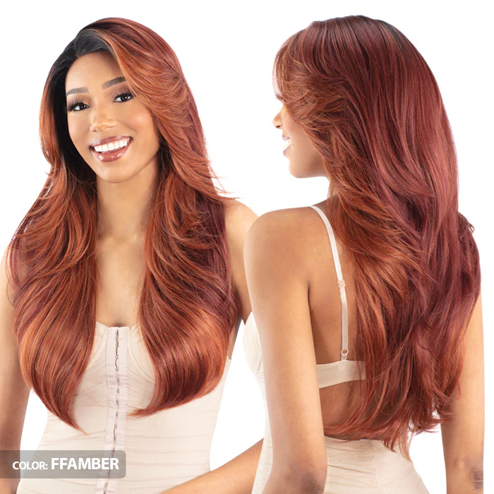 Pure Skin by Mayde Glueless 5" HD Deep Front Lace Ear to Ear Part Wig - PHYLLIS - Image 3
