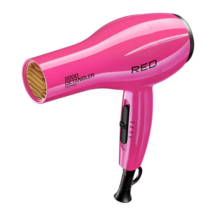 Red by Kiss 2000 Ceramic Detangler Dryer - PINK - Image 2
