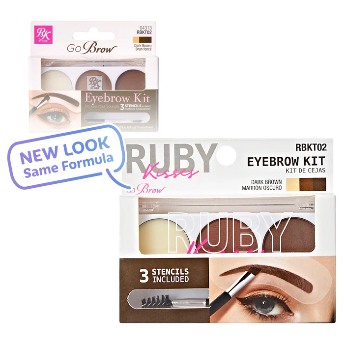 Ruby Kisses By Kiss Go Brow EYEBROW KIT - Image 3