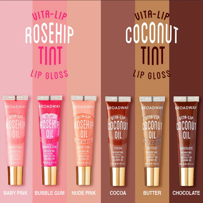 Ruby Kisses Broadway Vita Lip Rosehip Tint Lip Gloss 0.47fl - Image 5