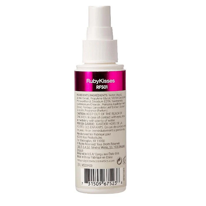 Ruby Kisses NEVER TOUCH UP SETTING SPRAY 1.69OZ - Image 2