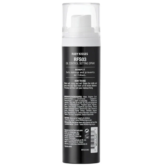 Ruby Kisses NEVER TOUCH UP SETTING SPRAY 1.69OZ - Image 7