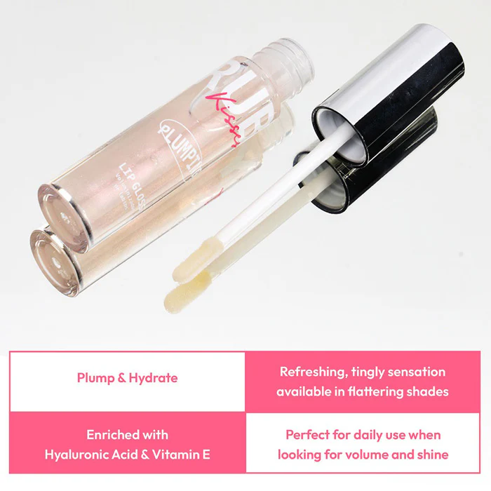 Ruby Kisses Plumping Lip Gloss - 4 Colors, 0.15 Fl. Oz - Image 4