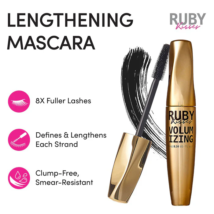 Ruby Kisses Volumizing Mascara - 0.3 oz (RMAV01) - Image 2