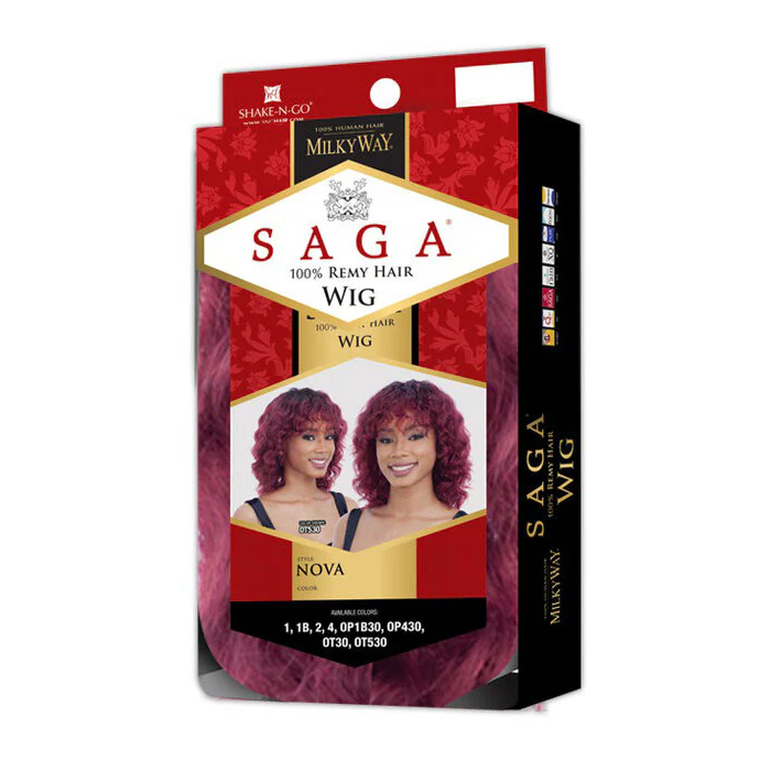 Saga 100% Remy Human Hair Full Wig - NOVA - Image 3
