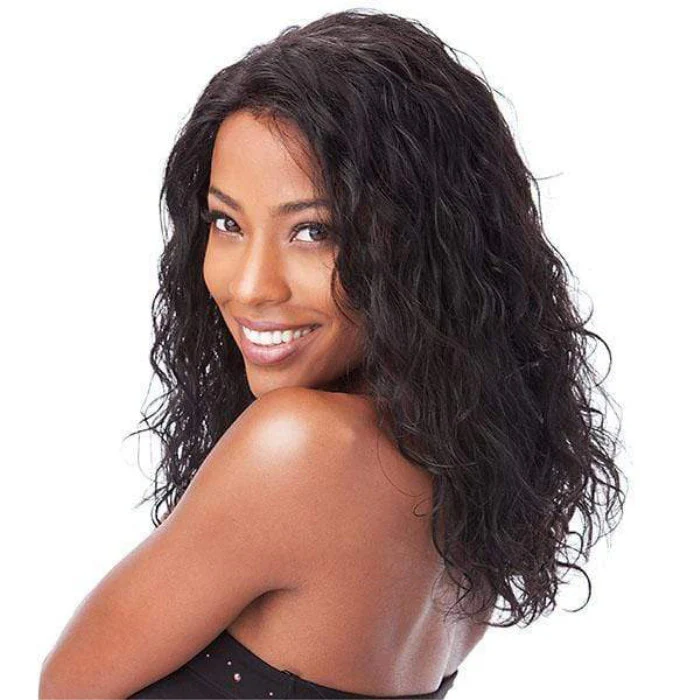 Saga Milkyway 100% Human Hair Remy Lace Front WIg - INDIAN HAIR LOOSE DEEP (Wet & Wavy)