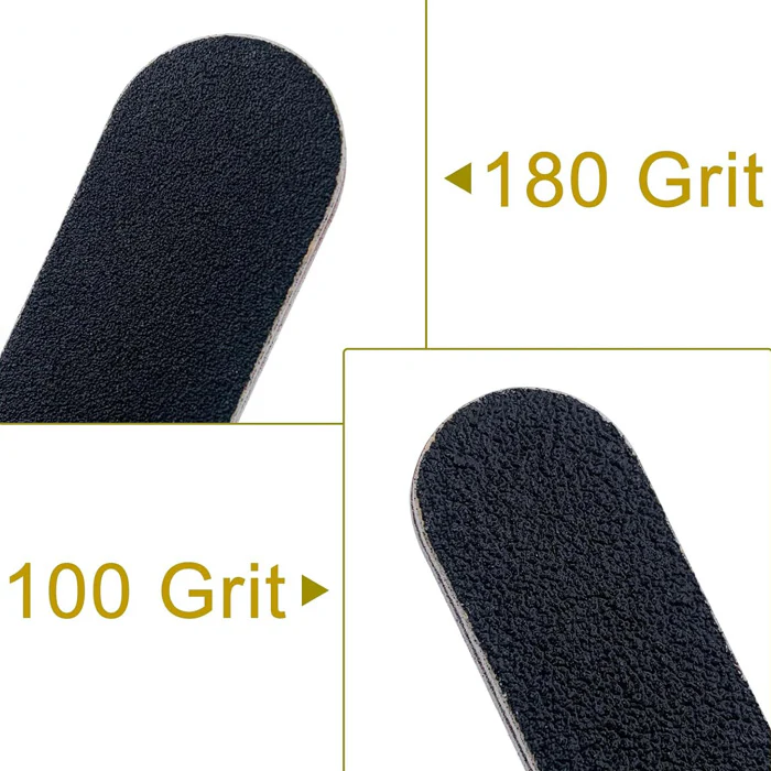 SE Double Sided Nail Board Straight - BLACK 100/180 Grit 1 Pcs - Image 3