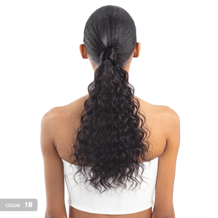 Secret Pocket By Shake N Go Pony Pro Human Hair Wrap Ponytail - HH DEEP 18" - Image 2