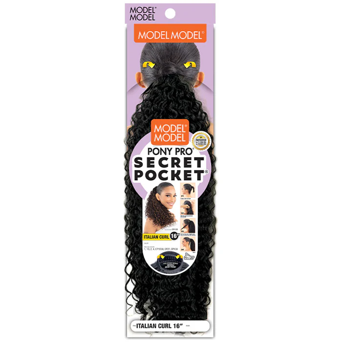 Secret Pocket Pony Pro By Model Model Wrap Ponytail - ITALIAN CURL 16" - Image 4