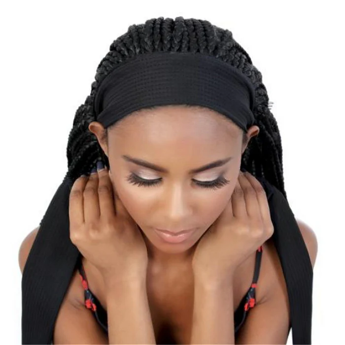 Seduction Hair Quick Wrap with Headband Wig - WRAP.BX 24/30" BOX BRAID - Image 5