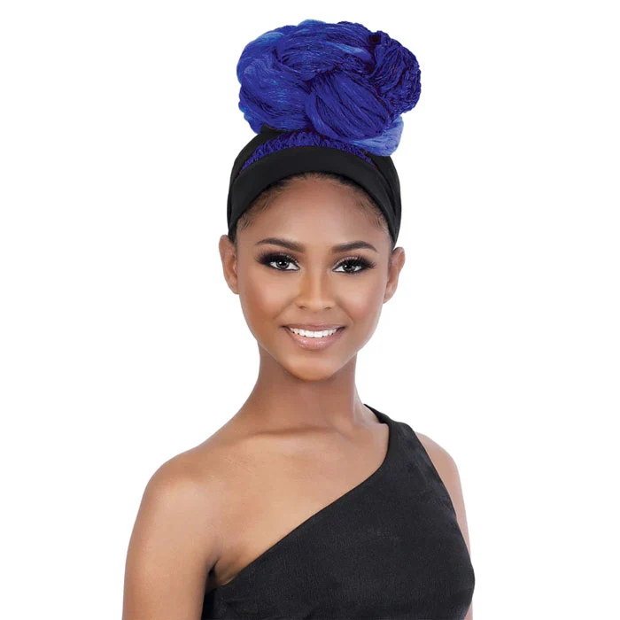 Seduction Quick Wrap with Headband Wig - BOX BRAID with CURLY ENDS 30", 36" - Image 4