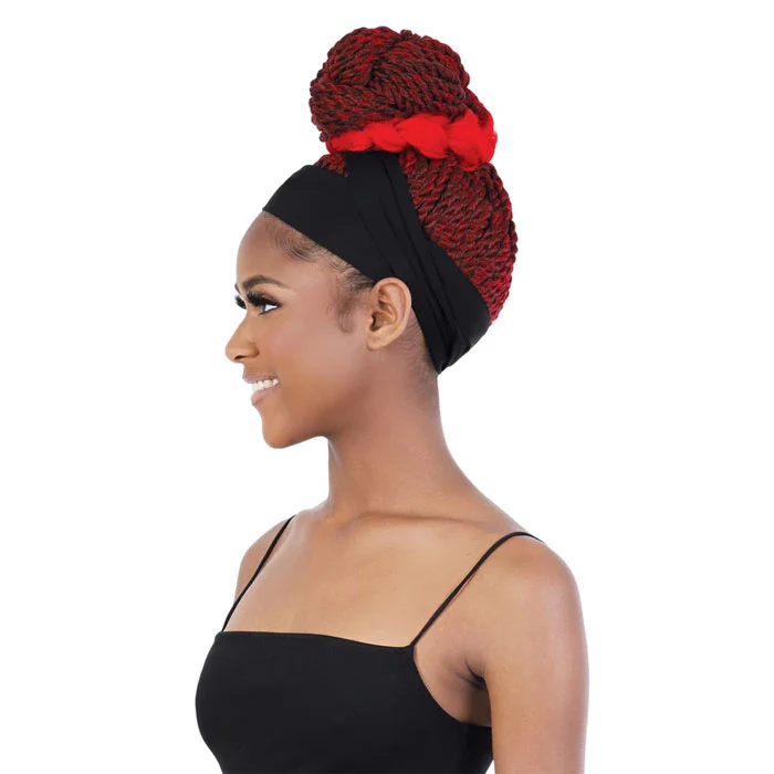 Seduction Quick Wrap with Headband Wig - WRAP.SNC 30" SENEGAL TWIST - Image 4