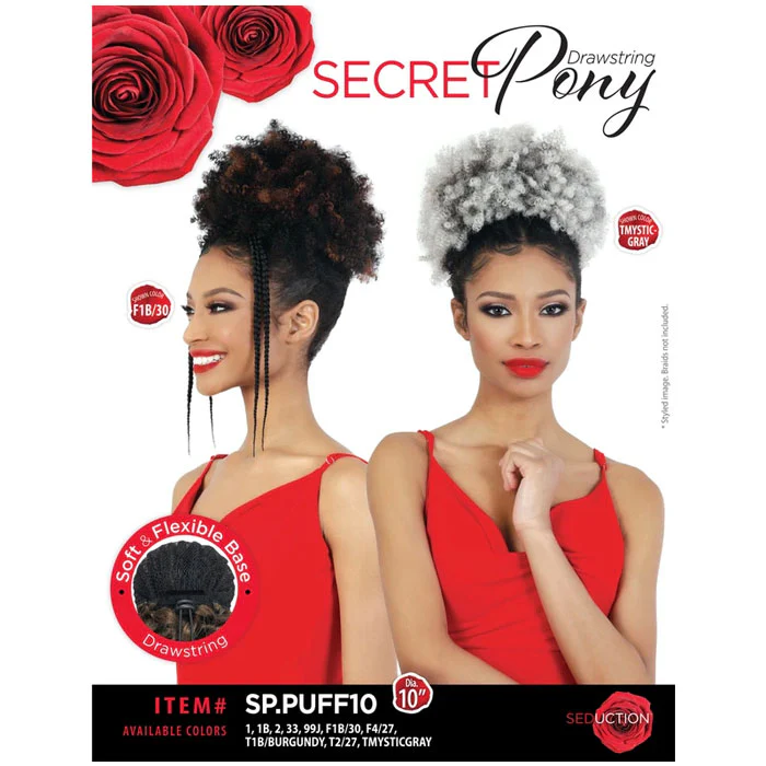 Seduction Secret Pony Drawstring Ponytail - SP.PUFF10 - Image 6