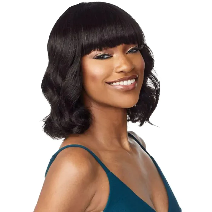 Sensationnel 10A Unprocessed 100% Virgin Human Hair Full Wig - BODY WAVE 12" - Image 2