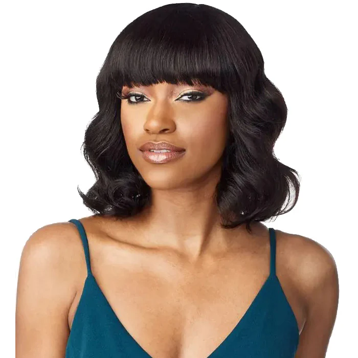 Sensationnel 10A Unprocessed 100% Virgin Human Hair Full Wig - BODY WAVE 12" - Image 3