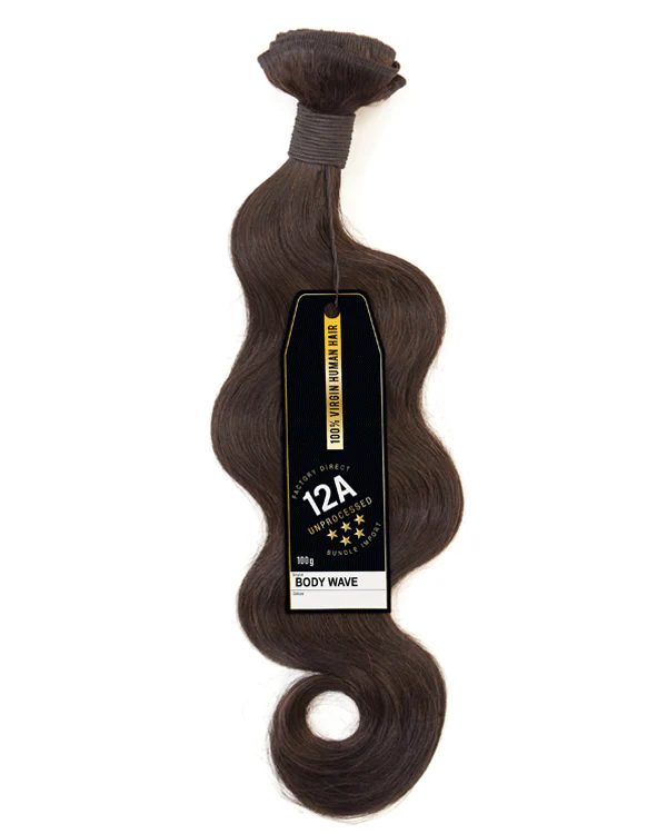 Sensationnel 12A Bare & Natural Unprocessed 100% Virgin Human Hair Weave - BODY WAVE 10-22"
