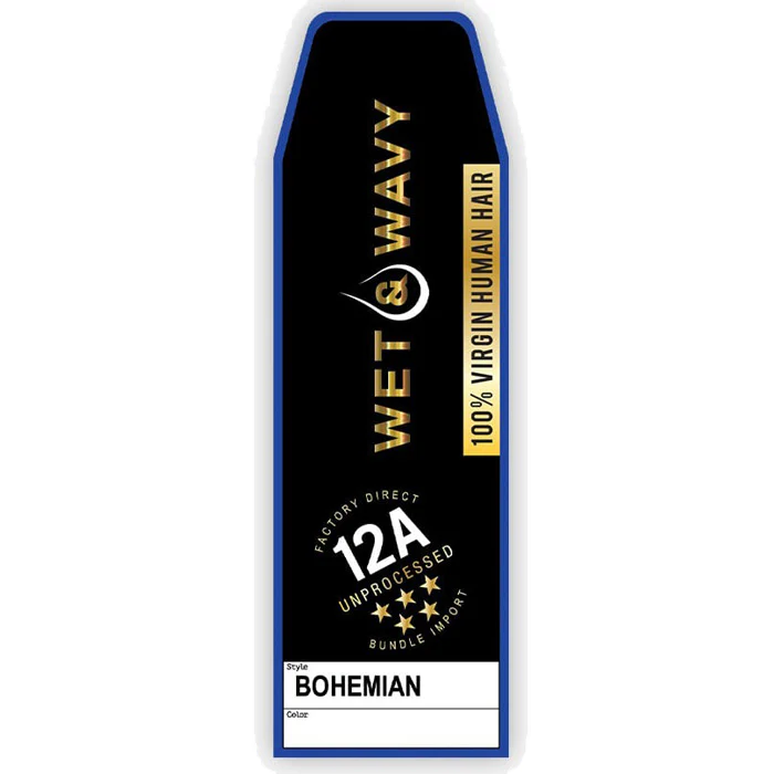 Sensationnel 12A Unprocessed 100% Virgin Human Hair Wet & Wavy Weave - BOHEMIAN 10"-18" - Image 4