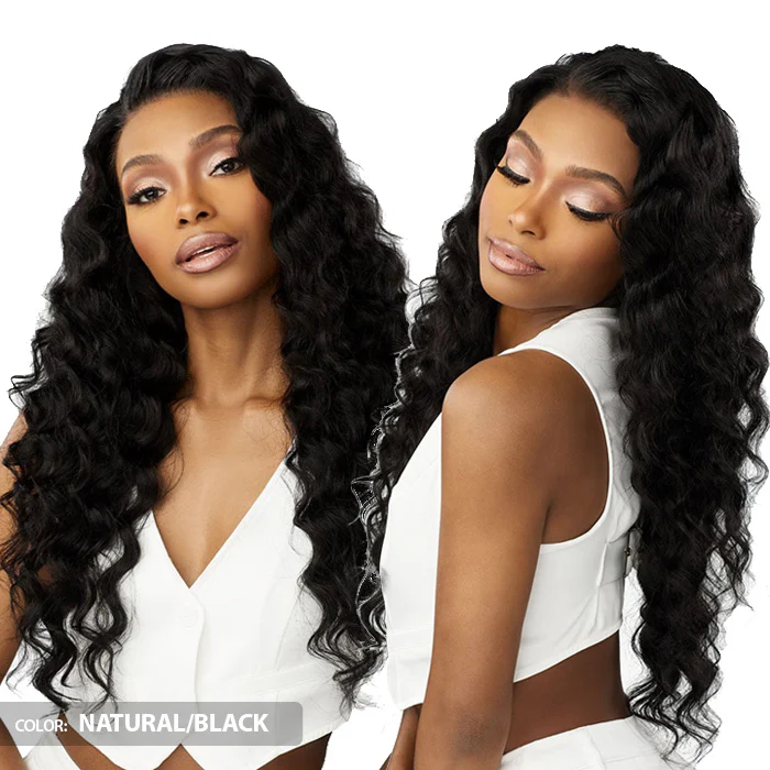 Sensationnel 13A 100% Virgin Human Hair Glueless 13x4 HD Lace Frontal Wig - LOOSE WAVE 20"- Pre-Plucked - Image 2
