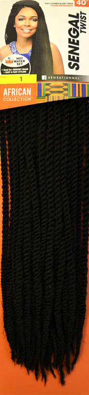 Sensationnel African Collection Crochet Braid SENEGAL TWIST 40 Inch - Image 3