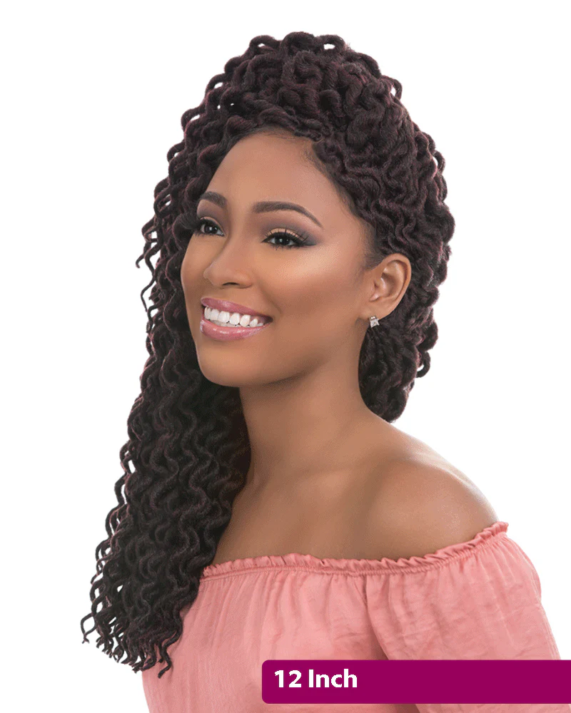 Sensationnel African Collection X-Pression 3X Pre-Looped Crochet Braid FAUX LOCS CURLY Triple Pack Value 12 - 18 Inch - Image 3