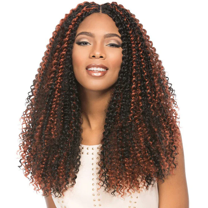 Sensationnel African Collection X-Pression Pre-Looped Crochet Braid - ISLAND CURL 14"