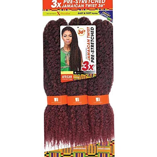 Sensationnel African Collection X-Pression Pre-Stretched Crochet Braid - 3X JAMAICAN TWIST 36" - Image 3