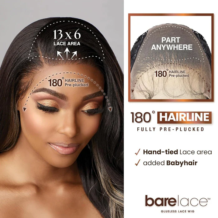 Sensationnel Bare Lace Glueless 13x6 Lace Front Wig - 13x6 UNIT 13 - Image 6