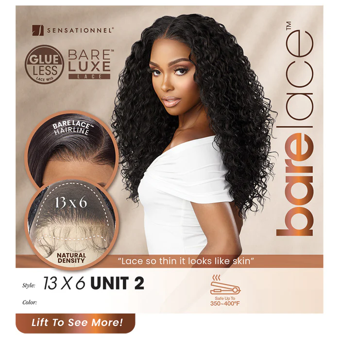 Sensationnel Bare Lace Glueless Extra Transparent Luxe 13X6 Lace Front Wig - 13X6 UNIT 2 - Image 9