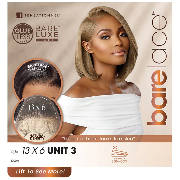 Sensationnel Bare Lace Glueless Extra Transparent Luxe 13X6 Lace Front Wig - 13X6 UNIT 3 - Image 5