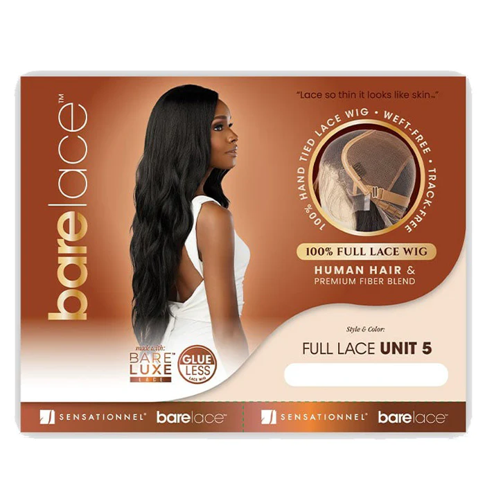 Sensationnel Bare Lace Glueless Human Hair Blend 100% Full Lace Wig - FULL LACE UNIT 5 - Image 4