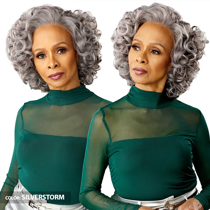 Sensationnel Bare Lace Platinum Glow Glueless 13x6 Lace Frontal Wig - EVINE - Image 2