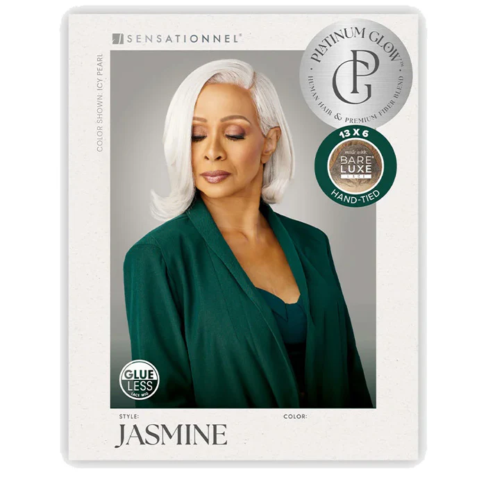 Sensationnel Bare Lace Platinum Glow Glueless 13x6 Lace Frontal Wig - JASMINE - Image 5