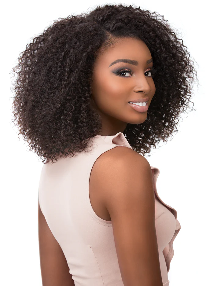 Sensationnel Bare & Natural 100% Unprocessed Brazilian Virgin Remy 4x4 Swiss Lace Front Wig BOHEMIAN - Image 3